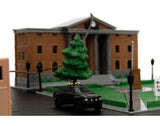 Jada Back to the Future Nano Scene Hill Valley Courthouse 1:65 DeLorean and Black Truck 2024