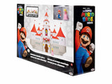 THE SUPER MARIO BROS. MOVIE – Mushroom Kingdom Castle Playset with Mini 1.25” Mario and Princess Peach Figures