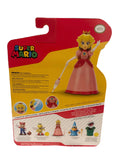 Nintendo Super Mario 4” Peach with Umbrella 2023 Action Figure Set