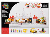 THE SUPER MARIO BROS. MOVIE – Mushroom Kingdom Castle Playset with Mini 1.25” Mario and Princess Peach Figures