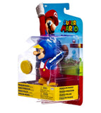 Nintendo Super Mario 4” Penguin Mario with Coin 2022 Action Figure Set