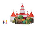 THE SUPER MARIO BROS. MOVIE – Mushroom Kingdom Castle Playset with Mini 1.25” Mario and Princess Peach Figures