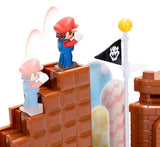 Nintendo Super Mario Course Complete Playset 2.5” Mario Included 2024 Action Figure Set, Spin the backside lever and watch Mario climb the stairs just like the classic in-game moment. Then slide Mario down the flag pole to complete the course!