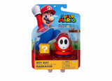 Nintendo Super Mario 4” Shy Guy with ? Block Action Figure Set