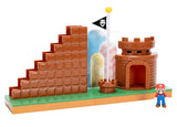 Nintendo Super Mario Course Complete Playset 2.5” Mario Included 2024 Action Figure Set, Spin the backside lever and watch Mario climb the stairs just like the classic in-game moment. Then slide Mario down the flag pole to complete the course!
