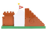 Nintendo Super Mario Course Complete Playset 2.5” Mario Included 2024 Action Figure Set, Spin the backside lever and watch Mario climb the stairs just like the classic in-game moment. Then slide Mario down the flag pole to complete the course!