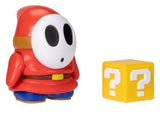 Nintendo Super Mario 4” Shy Guy with ? Block 2023 Action Figure Set