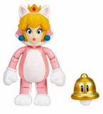 Nintendo Super Mario 4” Mario with Super Mushroom Action Figure Set