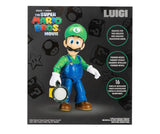 THE SUPER MARIO BROS. MOVIE 5 Inch Action Figure 2023 Luigi Figure with Flashlight Accessory