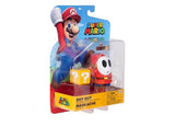 Nintendo Super Mario 4” Shy Guy with ? Block 2023 Action Figure Set