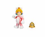 Nintendo Super Mario 4” Mario with Super Mushroom Action Figure Set