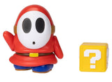 Nintendo Super Mario 4” Shy Guy with ? Block 2023 Action Figure Set