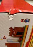 Nintendo Super Mario Course Complete Playset 2.5” Mario Included 2024 Action Figure Set, Spin the backside lever and watch Mario climb the stairs just like the classic in-game moment. Then slide Mario down the flag pole to complete the course!