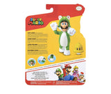 Nintendo Super Mario 4” Cat Luigi with Super Bell 2023 Action Figure Set