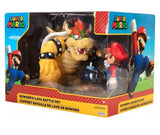 Nintendo Super Mario Bowser’s Lava Battle Set Mario vs Bowser Diorama 2023 Action Figure Set