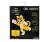 THE SUPER MARIO BROS. MOVIE 5 Inch Action Figure 2023 Cat Mario with ? Block New