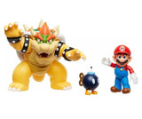 Nintendo Super Mario Bowser’s Lava Battle Set Mario vs Bowser Diorama 2023 Action Figure Set