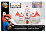 THE SUPER MARIO BROS. MOVIE – Mushroom Kingdom Castle Playset with Mini 1.25” Mario and Princess Peach Figures
