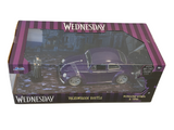 Jada 1:24 Hollywood Rides Wednesday Purple Volkswagen Beetle including Wednesday Adams & Thing figurines Diecast Vehicle 2024