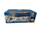 Jada 1:24 Hollywood Rides Disney Mickey and Friends Volkswagen T1 Bus and Mickey Mouse figurine Diecast Vehicle 2022