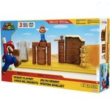 Nintendo Super Mario Desert Playset 2.5” Mario Included 2021 Action Figure Set, Switch up the scene with interchangeable Stone Eye accessories, Rocking Statue! Sliding Pokey! Spinning Statue!