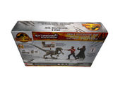 Jurassic World Dominion Extreme Damage Owen & Velociraptor Blue Pursuit Pack New in Package
