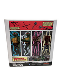 THE LOYAL SUBJECTS Teenage Mutant Ninja Turtles BST AXN Elite Foot Soldier/Shredder and Raphael + Donatello Comic Inspired Combo 4-Pack - Diamond PX 40th Anniversary Exclusive New in Package