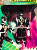 Vintage toy 1994 Mighty Morphin Power Rangers Karate Kickin’ Zack Black Ranger Karate Action Deluxe 8” size Bandai America - A Toy Store On Elm Street