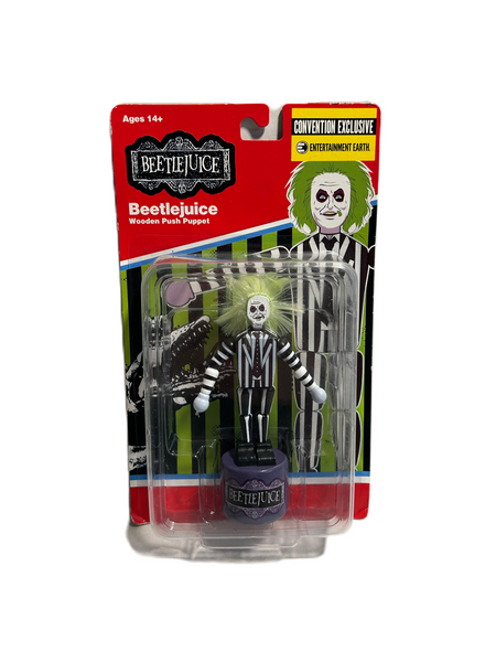 Beetlejuice 2019 Wooden Push Puppet Convention Exclusive Edition 643/900 Entertainment Earth
