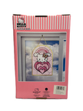 Sanrio 2025 Hello Kitty Print on Glass with Gold Metal Frame and Linked Chain 7.5”x11.25”
