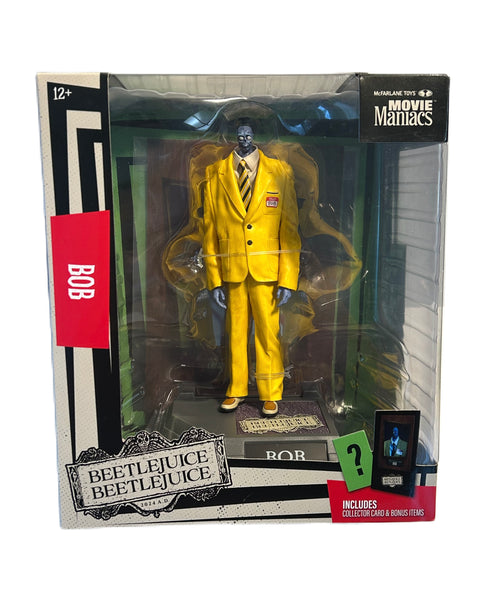 McFarlane Toys 2024 Movie Maniacs Beetlejuice, Beetlejuice Bob 6" Posed Figure Limited Edition 6,700 Pieces made