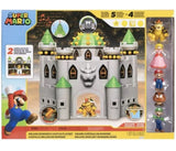 Super Mario 2022 Deluxe Bowser's Castle Playset with 5 Figures & 4 Accessories