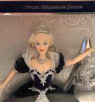 Barbie 1999 Special Millennium Edition, Millennium Princess Barbie, with Happy New Year 2000 Millennium Keepsake, Mattel 
atoystoreonelmstreet.com