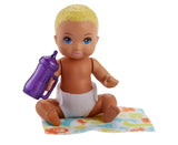 Barbie 2018 Skipper Babysitters Inc. Baby in diaper play set, with Purple Bottle, Mattel
atoystoreonelmstreet.com