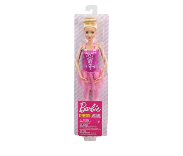 Barbie Ballerina Doll with Pink Tutu and Sculpted Toe Shoes, You Can Be Anything, 2019 Mattel
atoystoreonelmstreet.com