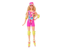 Barbie The Movie Doll, Margot Robbie as Barbie, 2023 Collectible Doll, Skating Doll with Neon Outfit, Retro Gymnastics Suit, Pink Biker Shorts, Sun Shield, Neon Green Hoop Earrings, Skating Equipment, Impala Inline Skates, Mattel
atoystoreonelmstreet.com