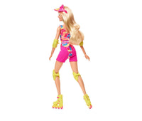Barbie The Movie Doll, Margot Robbie as Barbie, 2023 Collectible Doll, Skating Doll with Neon Outfit, Retro Gymnastics Suit, Pink Biker Shorts, Sun Shield, Neon Green Hoop Earrings, Skating Equipment, Impala Inline Skates, Mattel
atoystoreonelmstreet.com