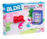 BLDR Hello Kitty and Friends Bow Vending Machine Building Set 0112 with Hello Kitty and My Melody Minifigures - Gift for Kids and Sanrio Fans Ages 8+