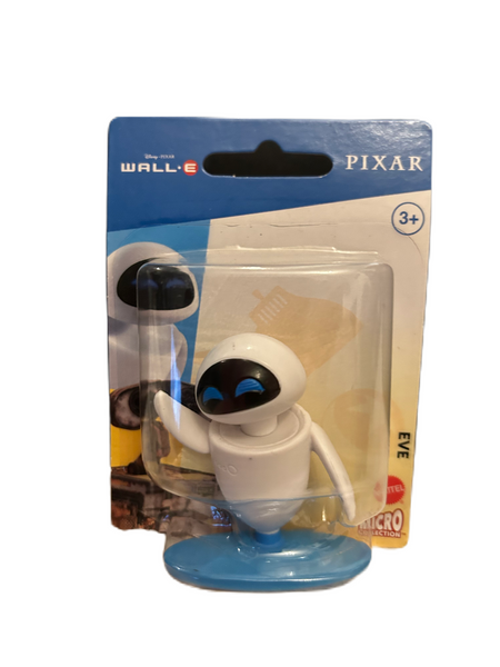 Wall-E Disney PIXAR 2020 Eve 2” Miniature Action Figure Figurine Cake Topper Mattel Micro Collection