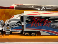 RoadRigz Die Cast Collection 2008 Speed Racer Jada 1:32 Semi Truck with Opening Hood - Package Opened