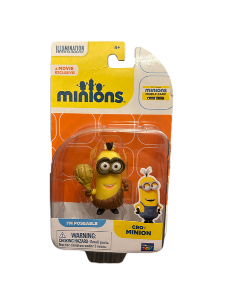 Despicable Me Minions Movie Cro- Minion Poseable Action Figure A Movie Exclusive Illumination Entertainment 
atoystoreonelmstreet.com