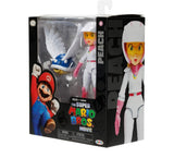 THE SUPER MARIO BROS. MOVIE 5 Inch Action Figure 2023 Peach Figure in Motorcycle Outfit with Spiny Blue Shell