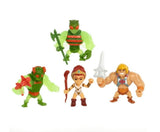 Masters of The Universe MOTU Eternia Minis Slime Pit 4 Pack Buzz Off, He-man, Zodak, & Teela - A Toy Store On Elm Street