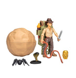 Indiana Jones Worlds of Adventure with Adventure Backpack Action Figure Set, 2.5-inch, Action Figures for Kids Ages 4 and Up