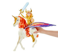 SHE-RA and The Princesses of Power 2018 Dream Works Battle Armor SHE-RA & Swift Wind Dolls, Wing Flapping Action, Mattel