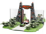 Jada Hollywood Rides Jurassic Park 2023 Diorama Set 30th Anniversary Nano Scene Diecast 1:65 includes two DieCast vehicles