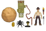 Indiana Jones Worlds of Adventure with Adventure Backpack Action Figure Set, 2.5-inch, Action Figures for Kids Ages 4 and Up