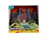 Jada Hollywood Rides Jurassic Park 2023 Diorama Set 30th Anniversary Nano Scene Diecast 1:65 includes two DieCast vehicles