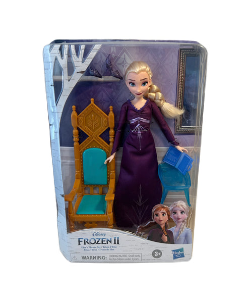 Disney 2020 Frozen 2 Elsa's Throne Set Fashion Doll, Dress & Shoes includes accessories New in Package