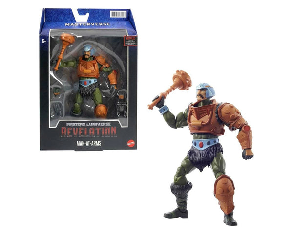Masters of the Universe Masterverse Collection, Revelation Man-at-Arms 7-in Motu Battle Figure for Storytelling Play and Display, Gift for Kids Age 6 and Older and Adult Collectors
atoystoreonelmstreet.com
#atoystoreonelmstreet 